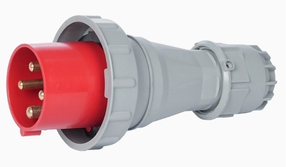 4 prese di corrente 63A IP67 Industrial Rail Plug 3pole 4 Pole 5 Pole Plug impermeabili 380V-415V
