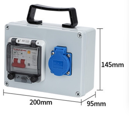 220V 16A Mobile Outdoor Waterproof Industrial Socket Box 380V 32A Portatile Power Box
